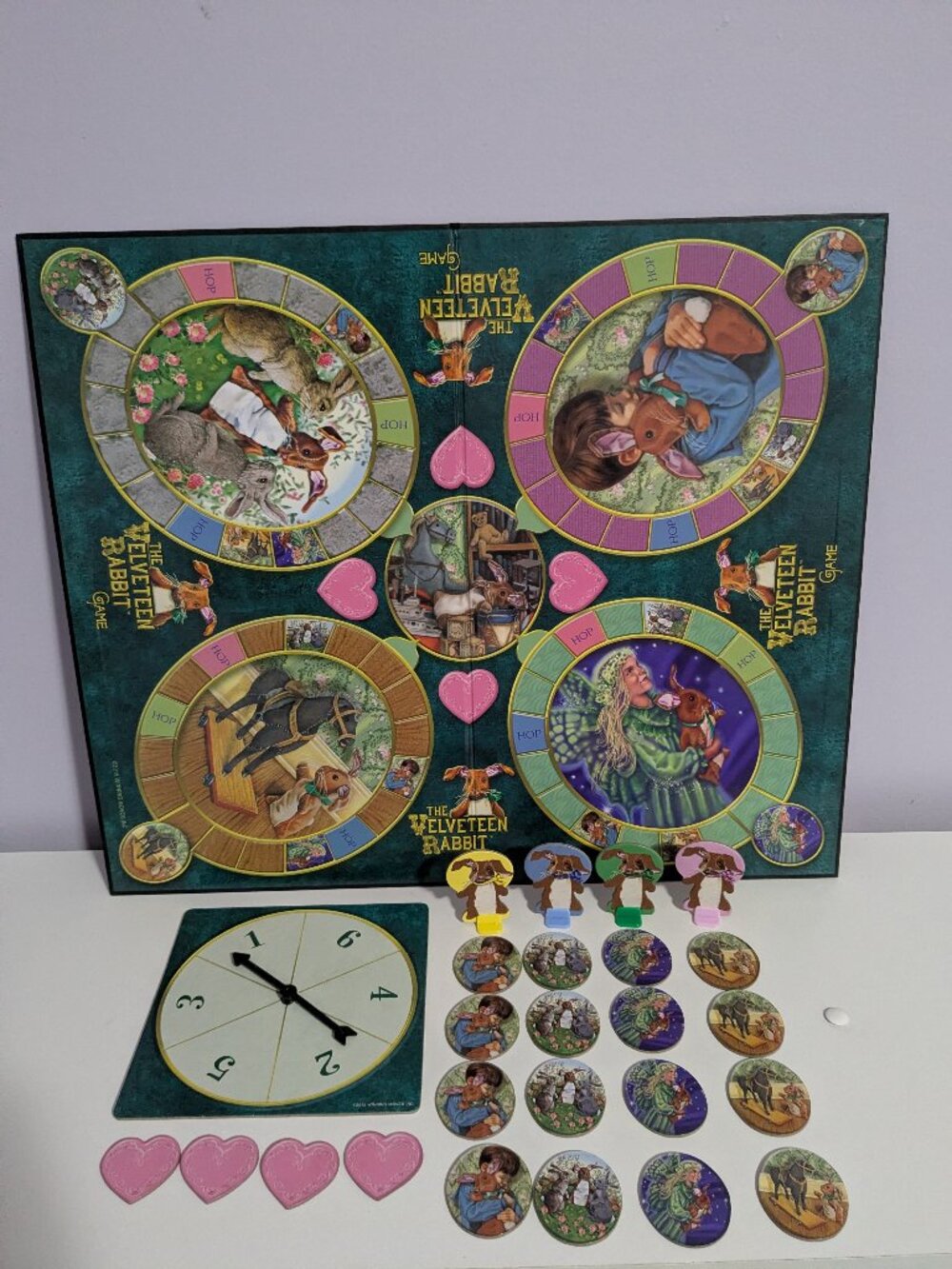 Complete The Velveteen Rabbit Board Game Fuzzy Bunny Classic Kids Family Game